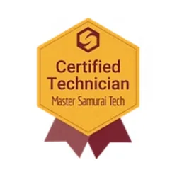 Master Samurai Tech Certified Technician badge