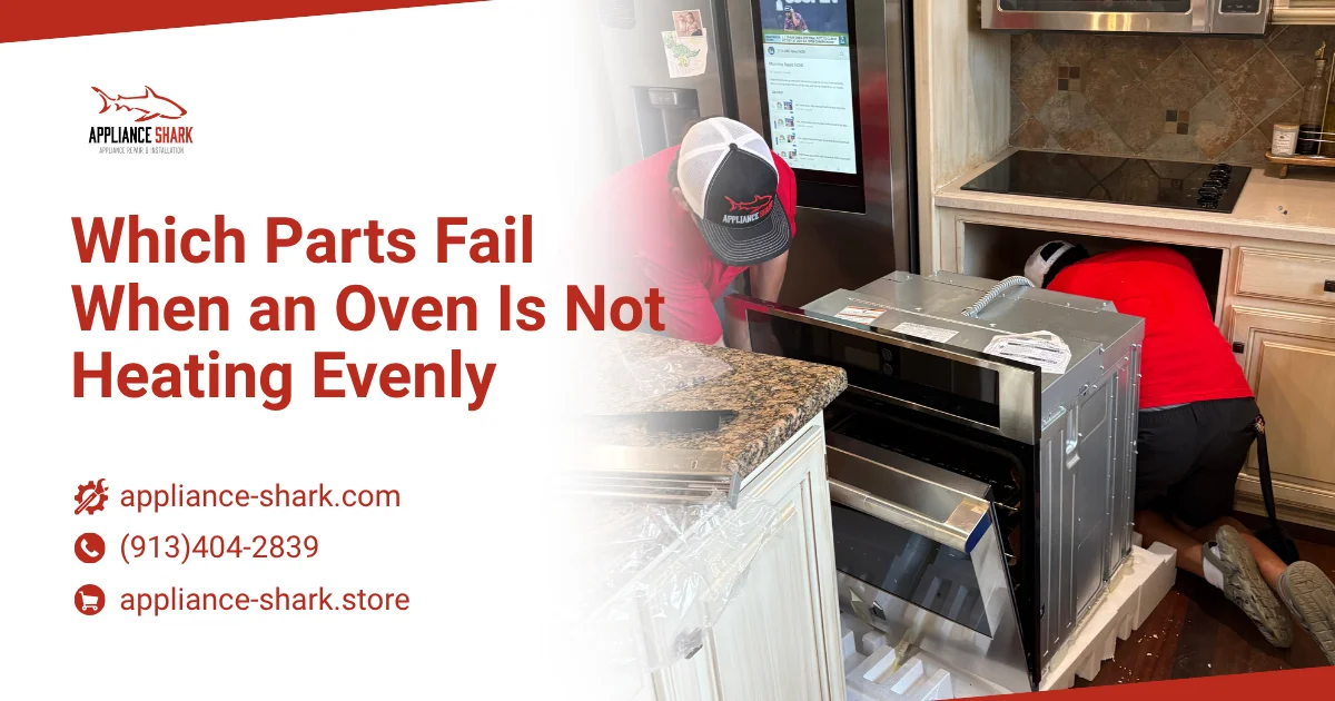 Which Parts Fail When an Oven Is Not Heating Evenly, techs install oven